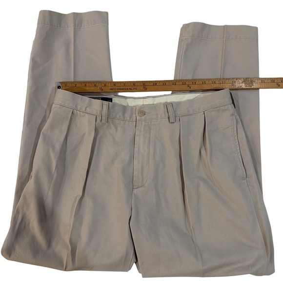 Polo Ralph Lauren Other - Polo Ralph Lauren Size 36/32‎ Khaki Chino Ethan Pants Pleated